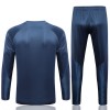 Paris Saint-Germain PSG Quarter Zip Sweatshirt Dragt Blå 2023-24
